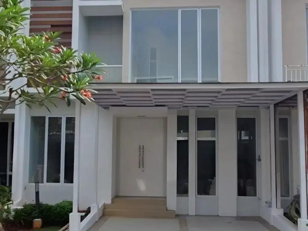 Rumah 2lt luas 8x15 120m type 4KT Cluster Yarra JGC Jakarta Garden City