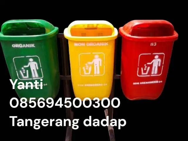 tong sampah oval ukuran 50liter