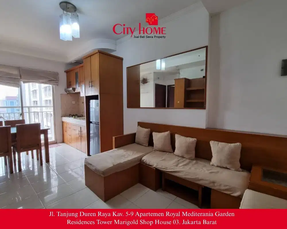 Disewakan Murah Apartemen 2BR Full Furnished, Jakarta Barat