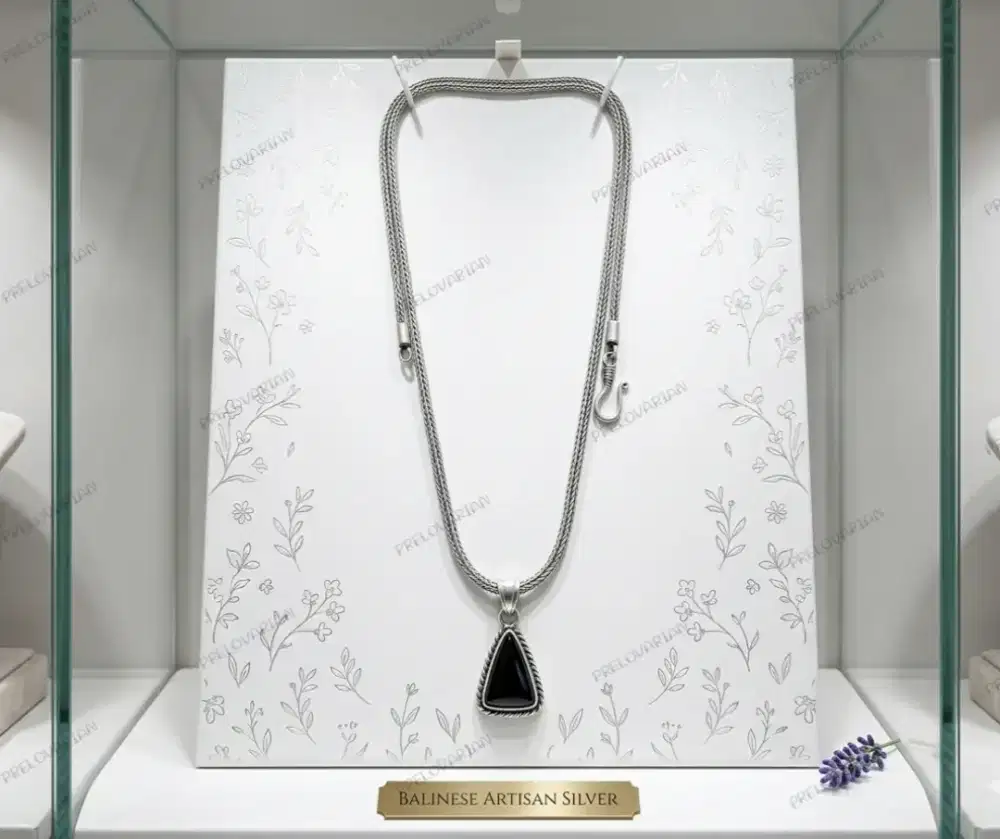 Kalung Perak Model Sisik Ular