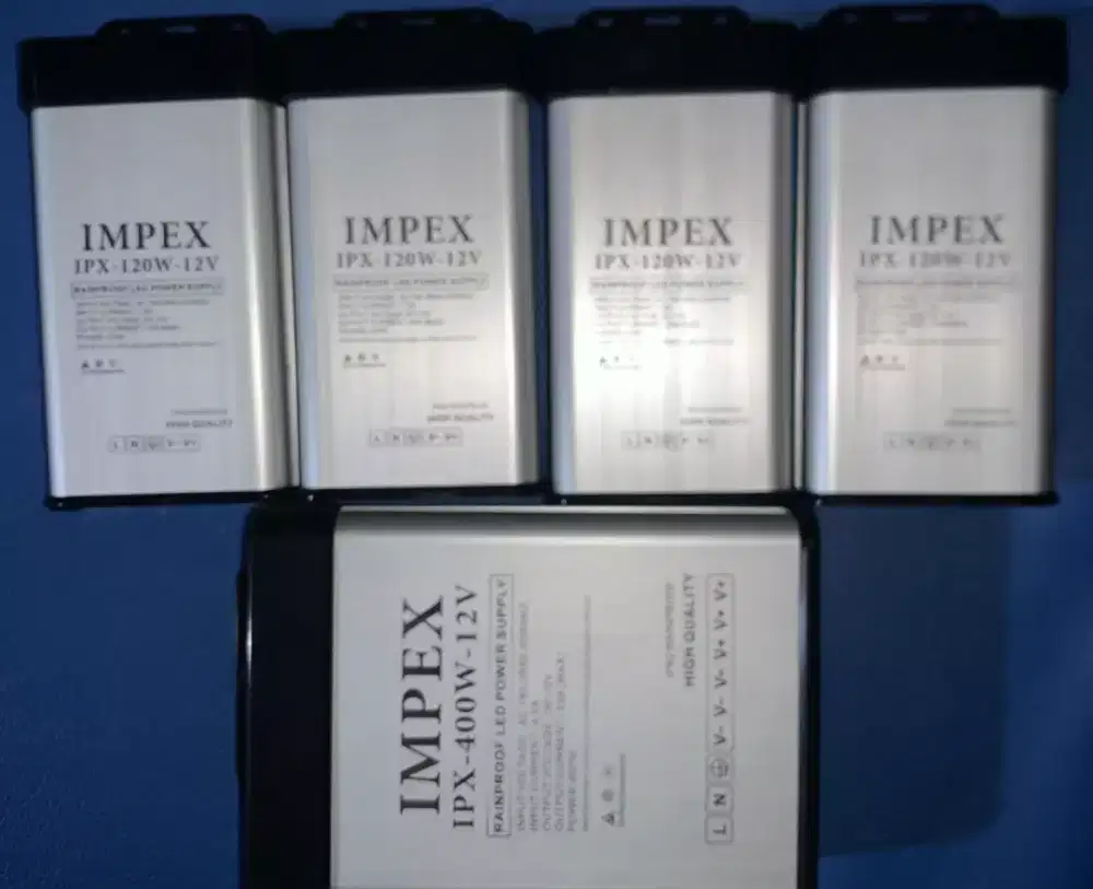 Power supply led impex 5pcs baru gda dus