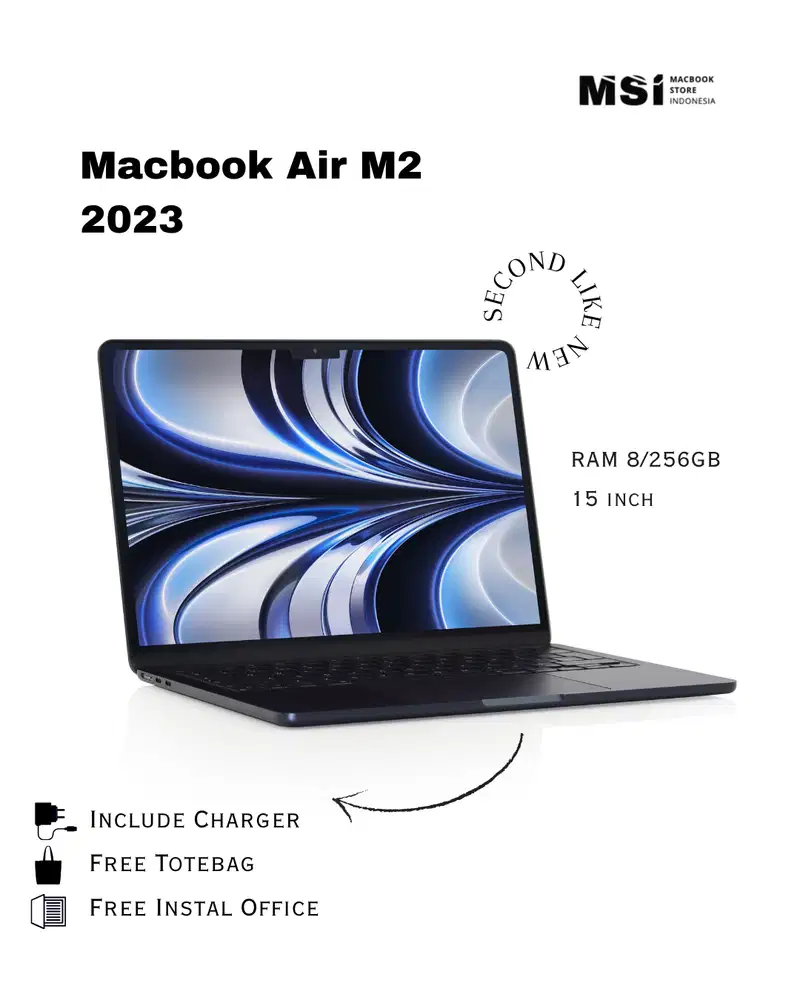 MacBook Air 2023 M2 15” 8/256GB