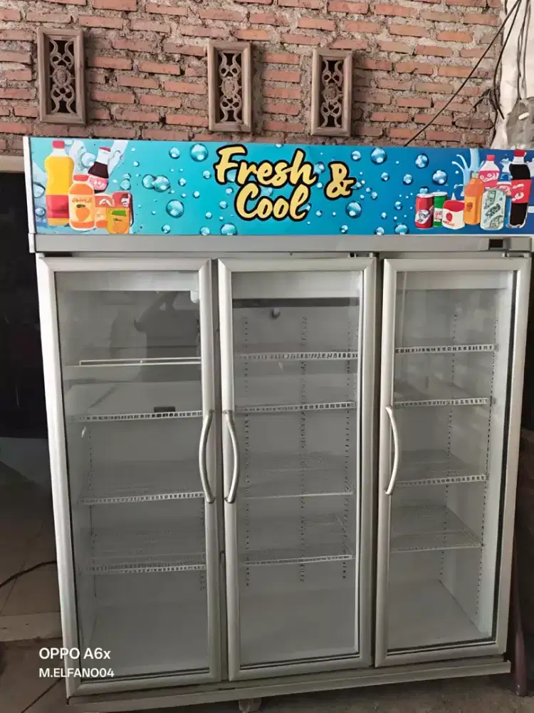 Jual showcase chiller 2 pintu