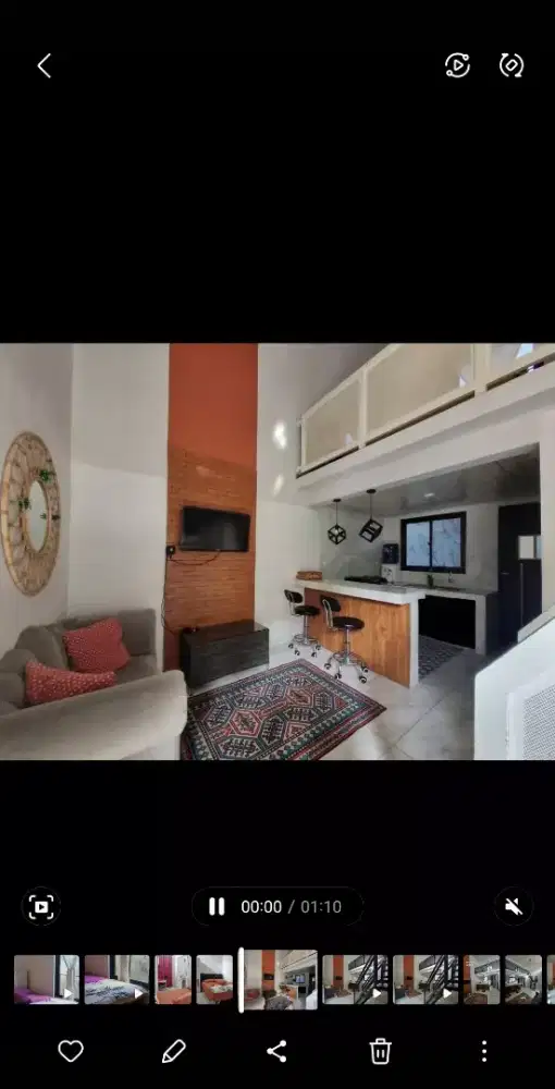 disewakan paviliun full furnished harian, mingguan, atau bulanan