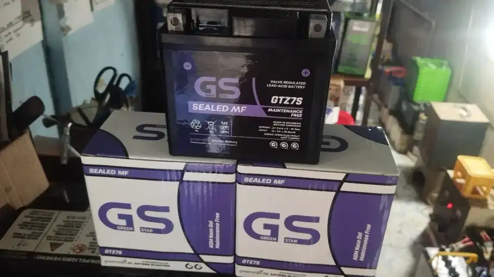 Accu aki motor gtz7s merk gs pcx nmax aerox vario125 V150 V160 cb150r