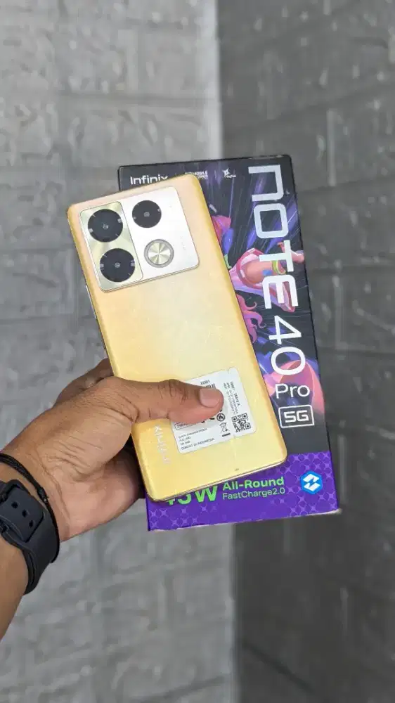 Infinix Note 40 Pro 5G 8/256GB Mulus Fullset