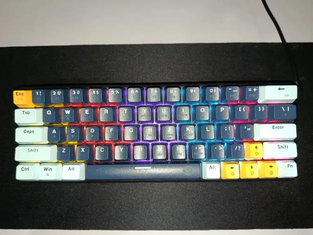 FANTECH ATOM63 (MK874V2) MIZU EDITION MECHANICAL KEYBOARD - NAVY BLUE