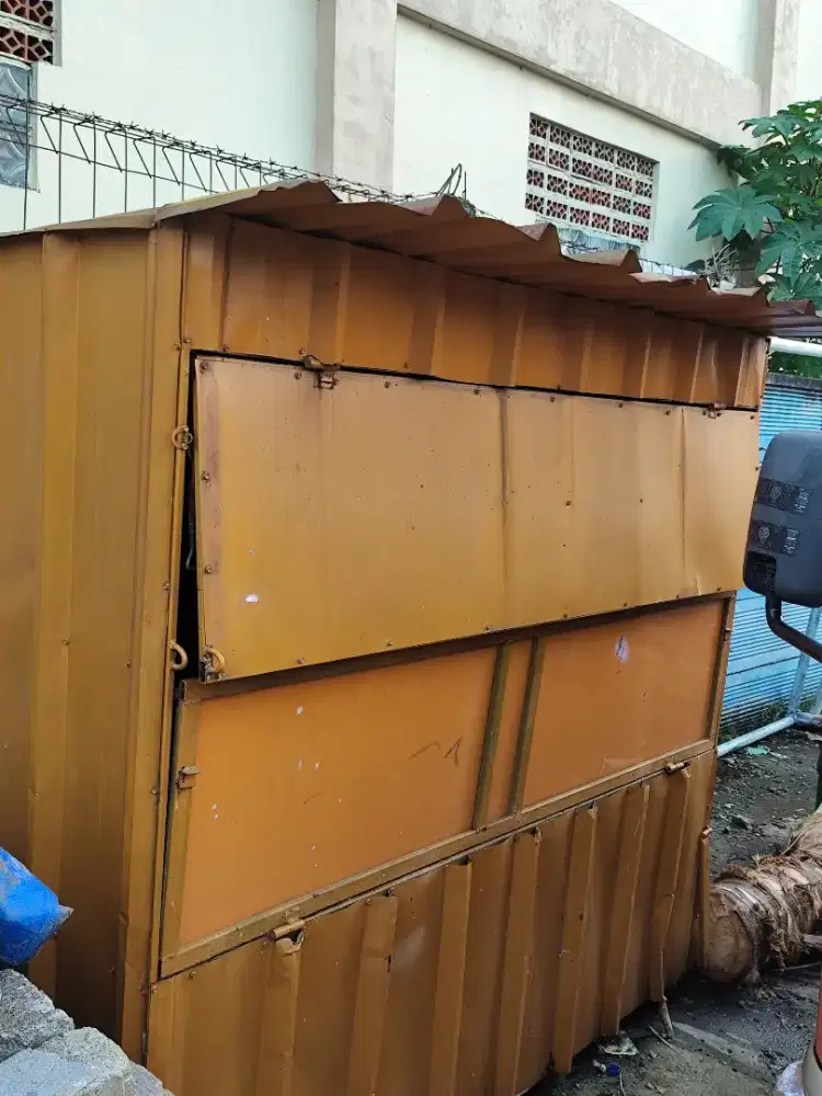 Boot container 2mx2m besi galvanis