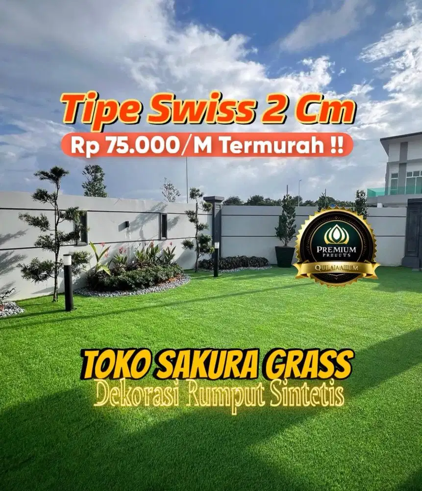 Rumput Sintetis Taman Gratis Pasang Dan Ongkir