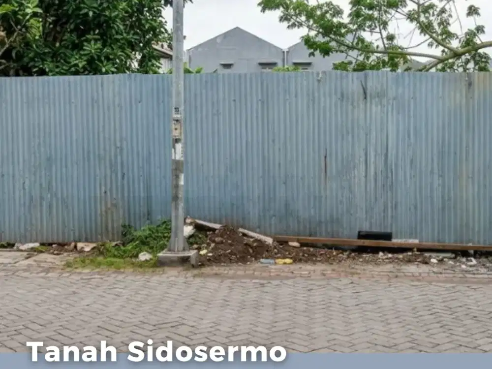 Tanah di Sidosermo Surabaya hanya 8 jutaan*