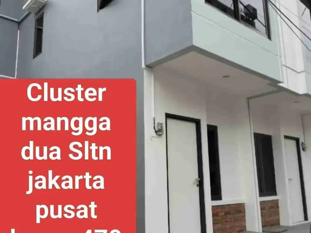 Rumah cantik di jual murah murah Deket perkantoran Jakarta pusat