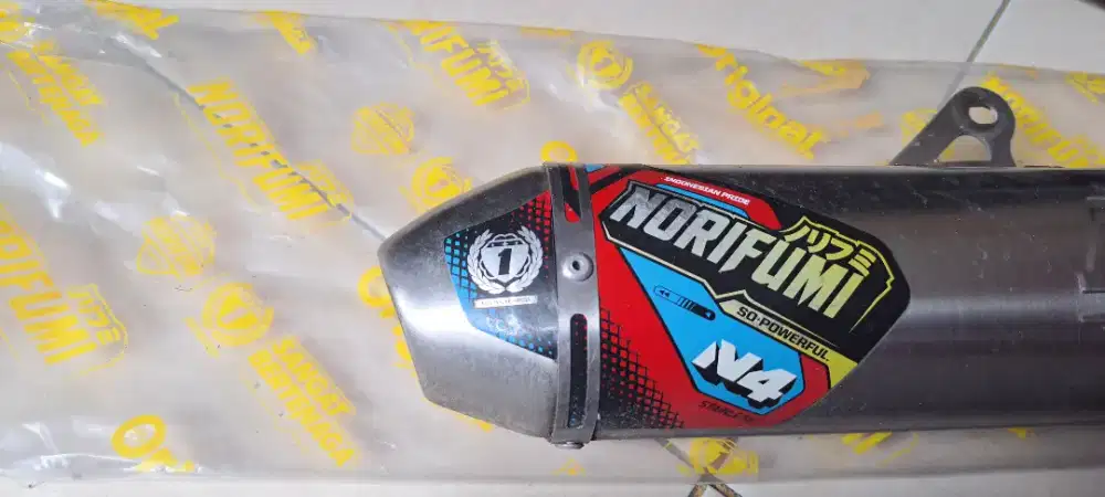 Dijual knalpot Norifumi N4 original untuk KLX