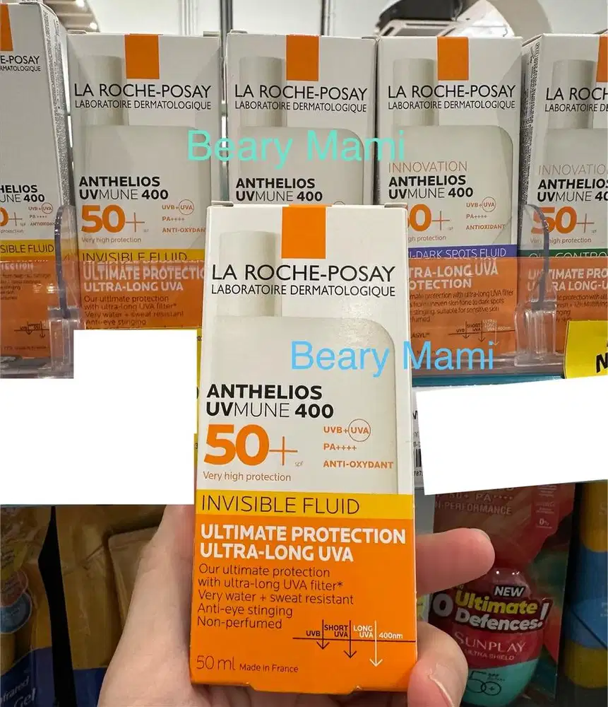 Laroche Posay Anthelios 400 50+ Invisible Fluid. ASLI Store Malaysia