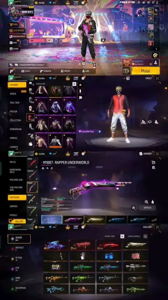 Ready akun ff murah meriah