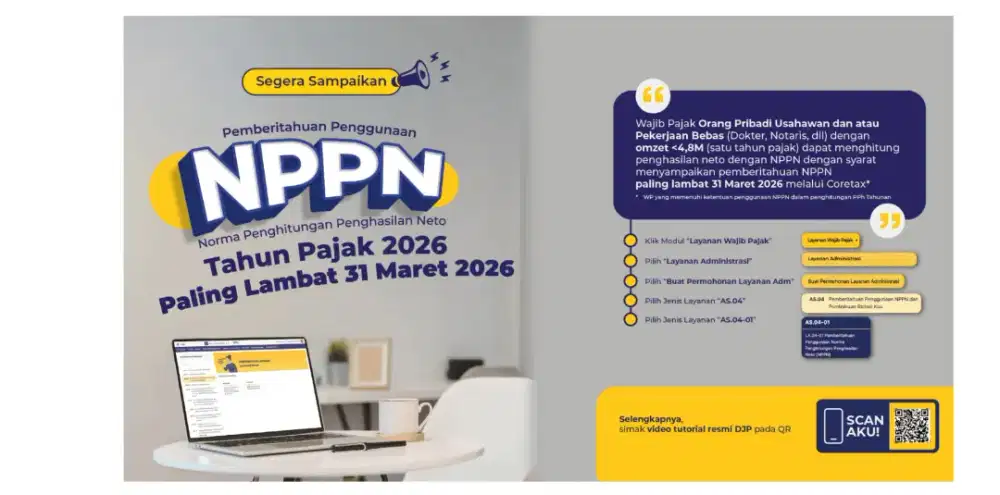 Jasa lapor pajak PPh badan dan PPh pribadii, masa lapor April 2026,