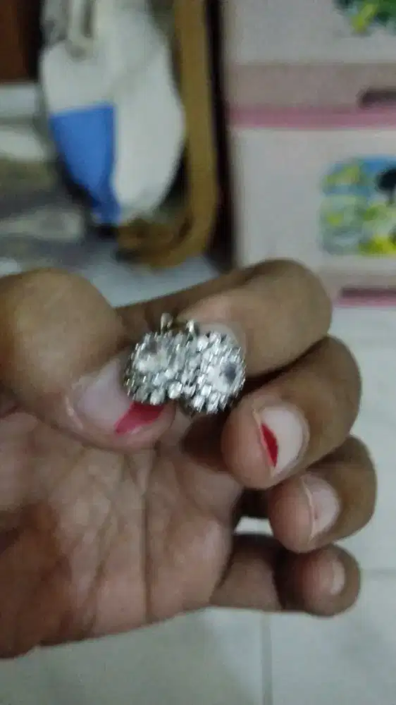 Anting giwang silver  cantik banget saya jual di tiktok