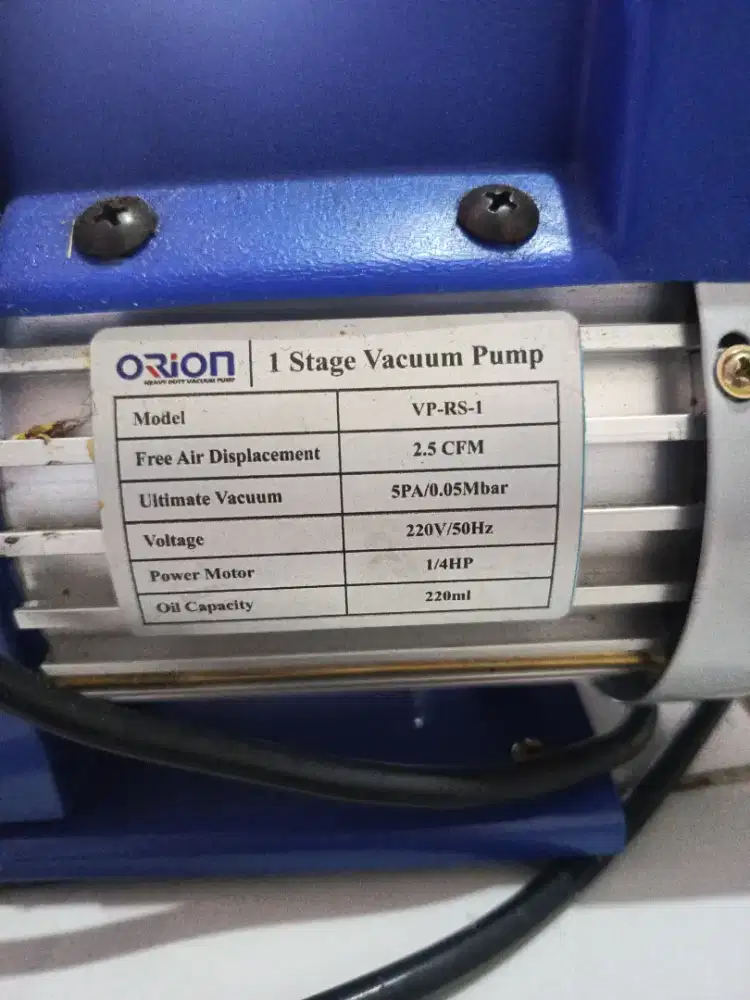 Jual vacum merk orion
