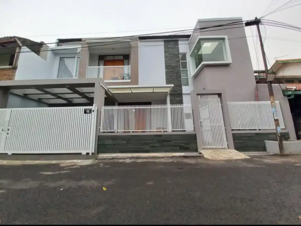 rumah minimalis modern semi furnished margahayu