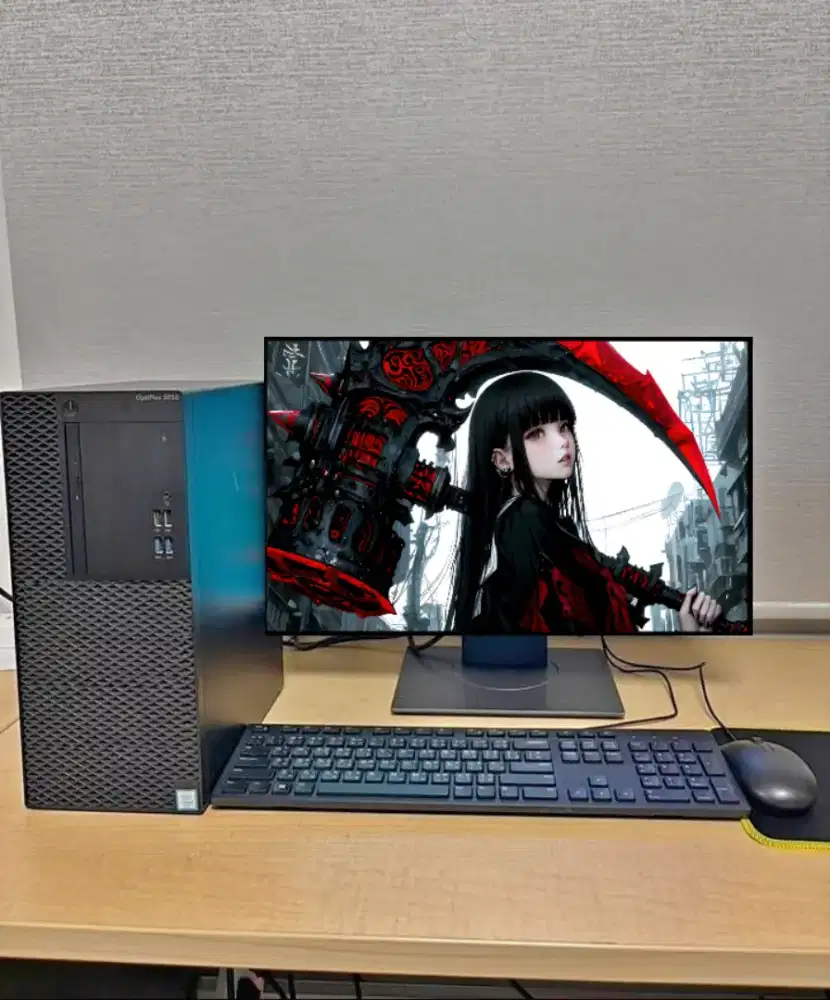 PC GAMING FULSET + LCD + RAM 8 GB + VGA 1 GB + HD 500 GB + GAMES APP