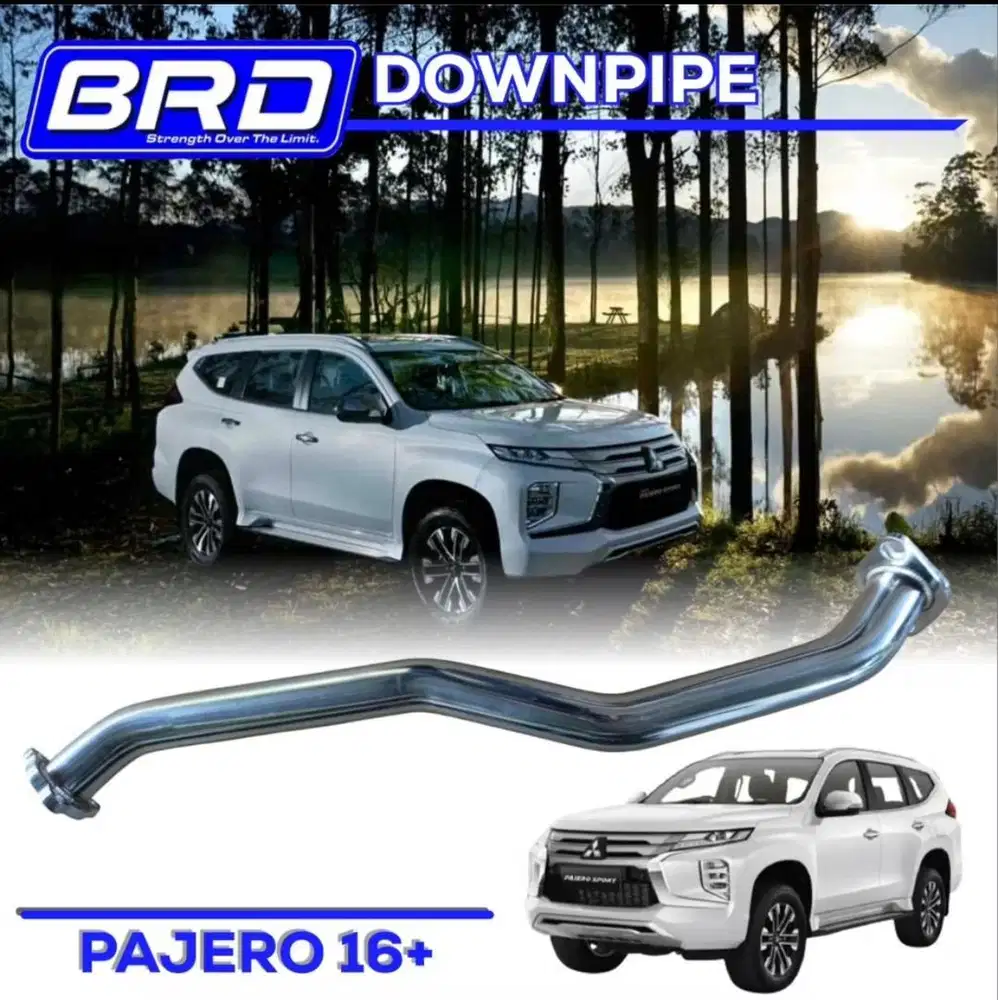 brd down pipe n front pipe pajero sport 16 keatas