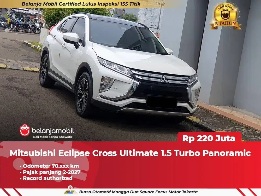 [ GARANSI 5TH ] Mitsubishi Eclipse Cross Ultimate 1.5 Turbo 2019/2020