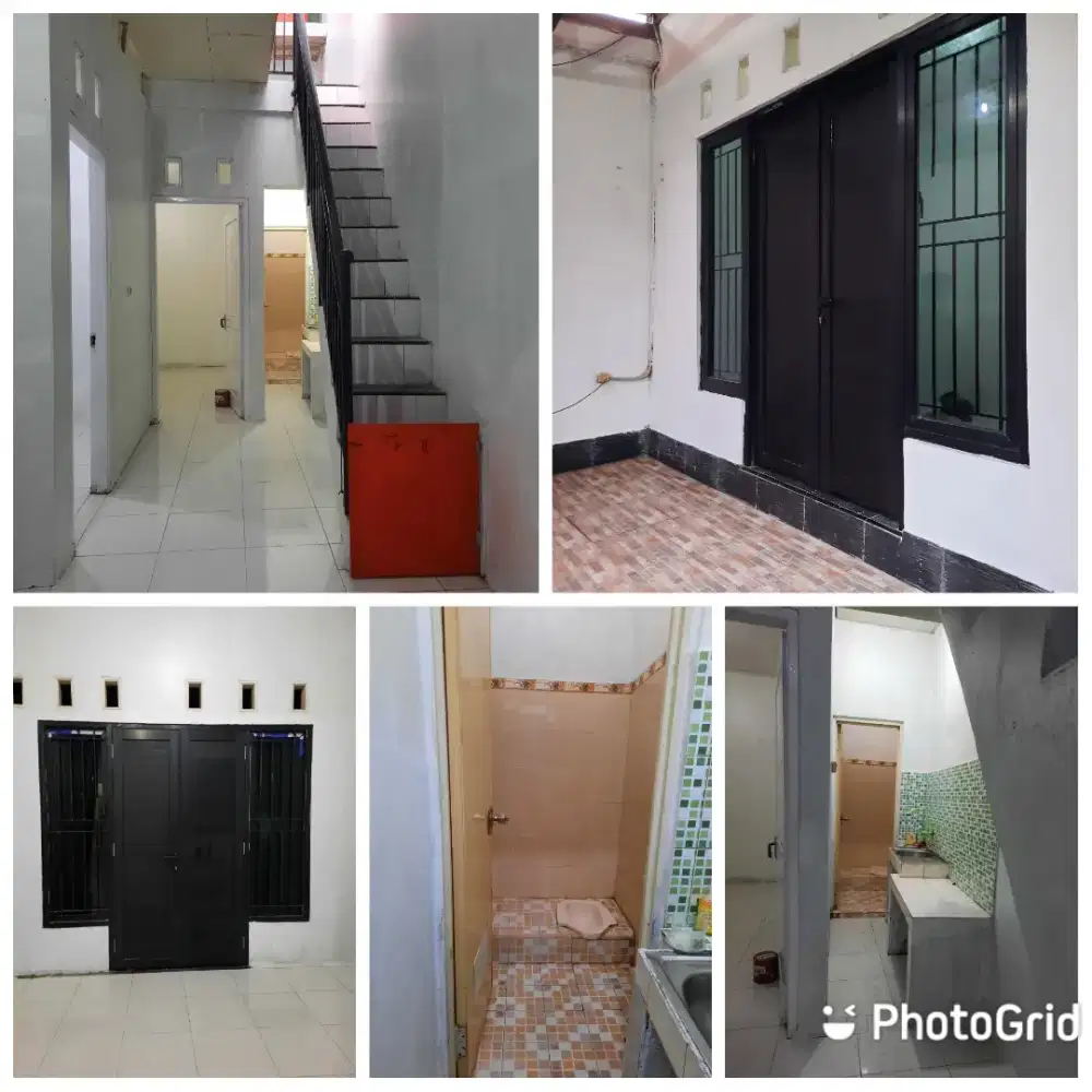 Dikontrakan rumah paling pojok masuk motor