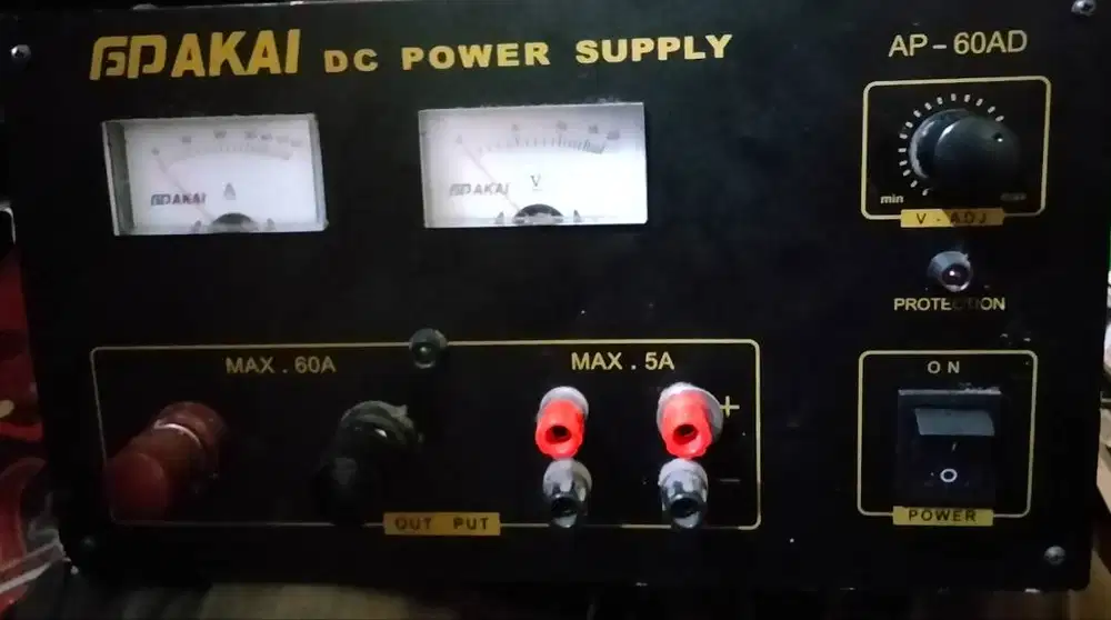 GP AKAI DC Power Supply tipe AP-60AD.