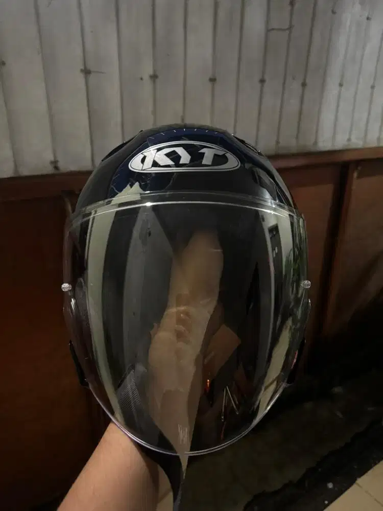 KYT NFJ black gloss XL fit L