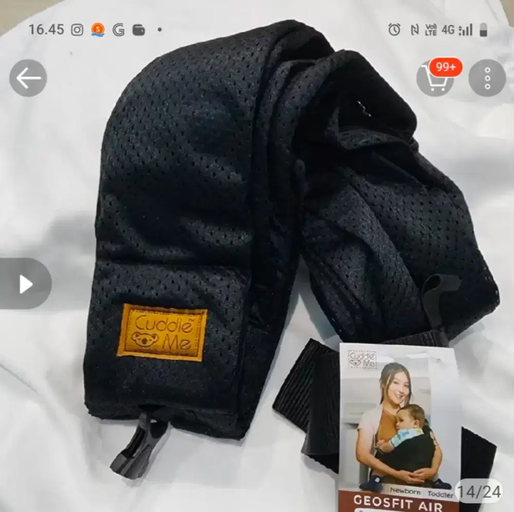 Gendongan cuddle me geosfit