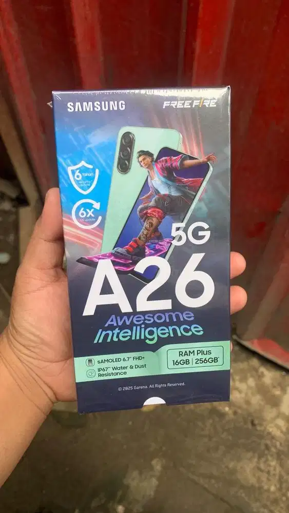 samsung galaxi A26 5G ram 8/256 black mash segel dus