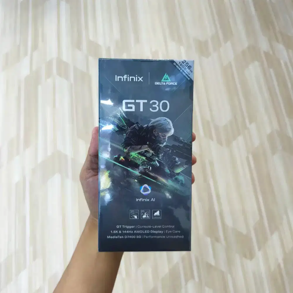 Infinix GT 30 Pro 8/256 Baru Segel Garansi Resmi