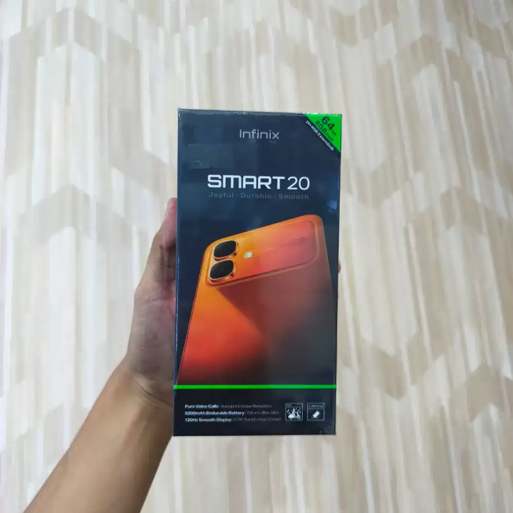 Infinix Smart 20 4/64 Baru Segel Garansi Resmi