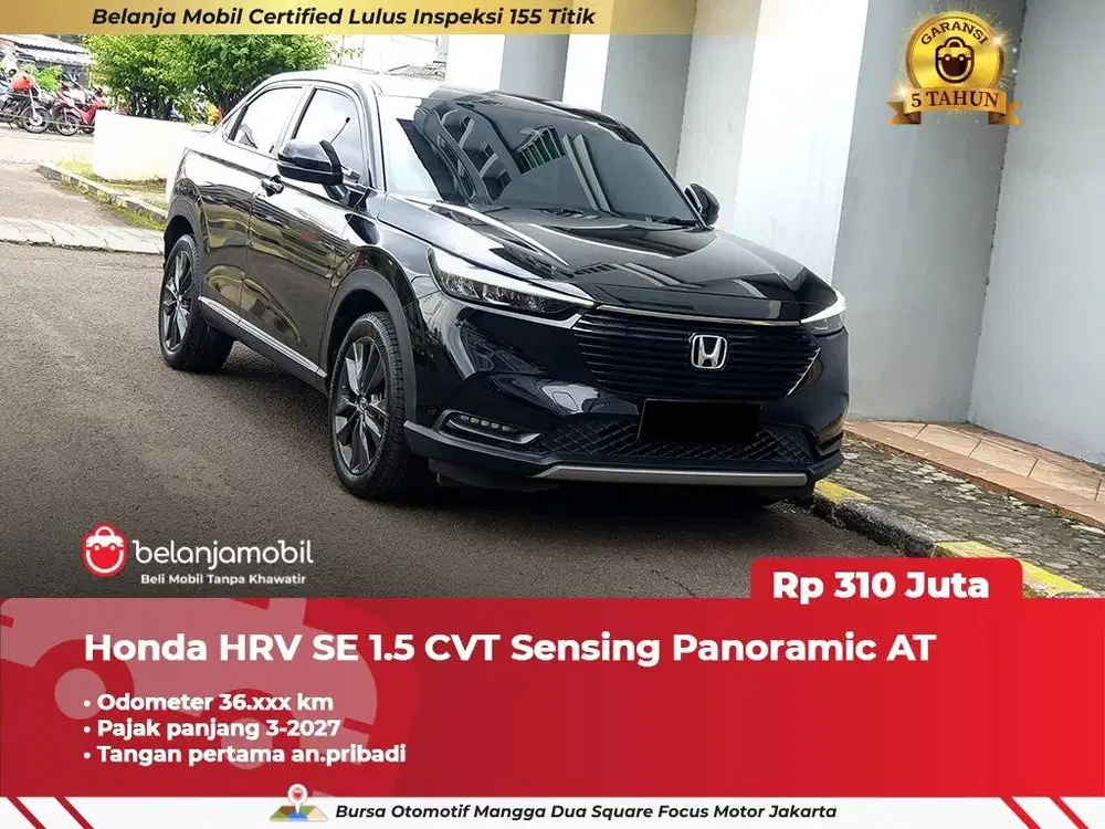 [ GARANSI 5TH ] Honda HRV HR-V HR V SE 1.5 Sensing Panoramic 2023/2024