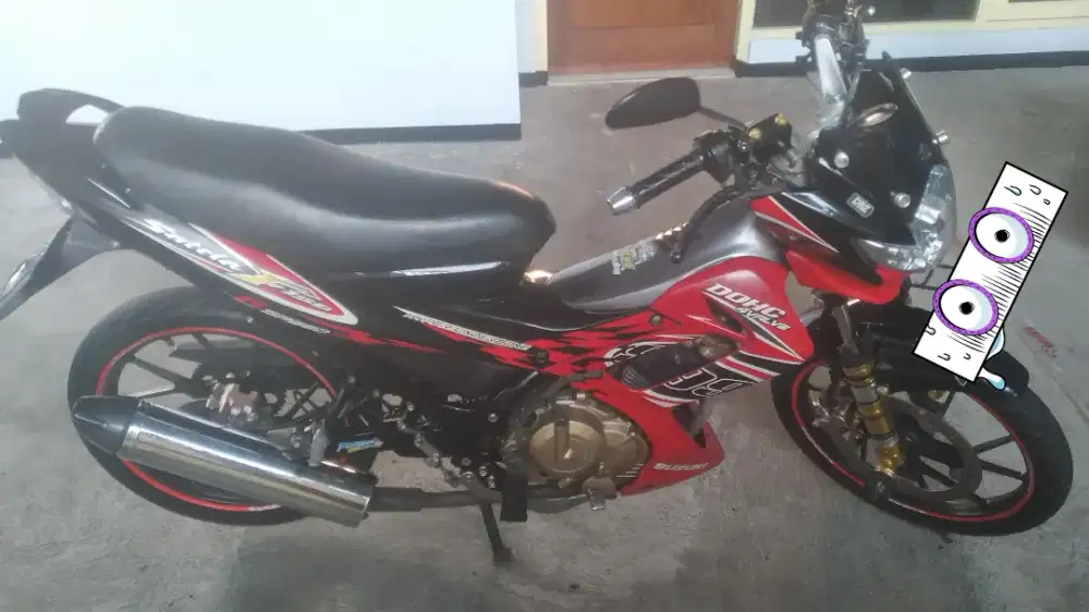 Satria FU 2012 Merah hitam