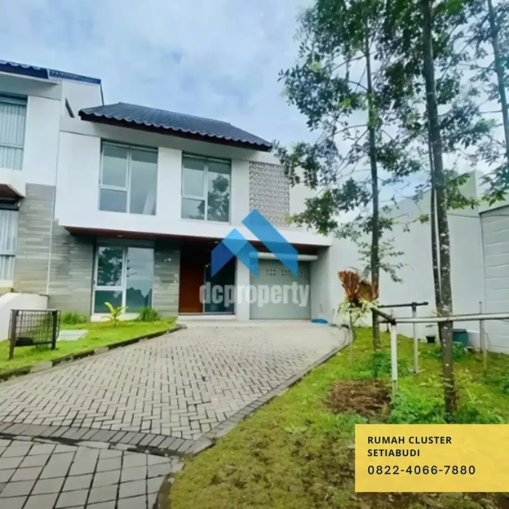 Rumah modern minimalis cluster area Setiabudi kodya bandung dkt UPI