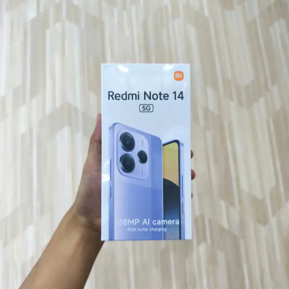 Xiaomi Redmi Note 14 5G 12/512 Baru Segel Garansi Resmi