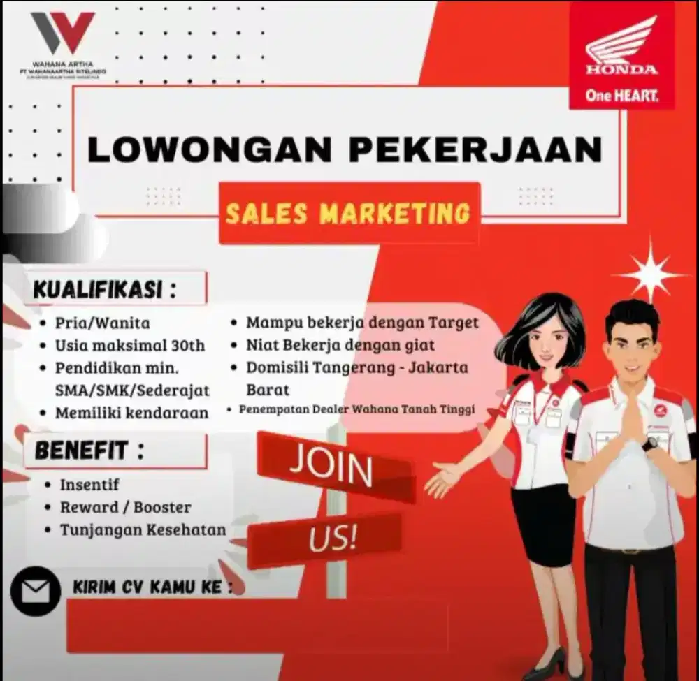LOWONGAN SALES MARKETING