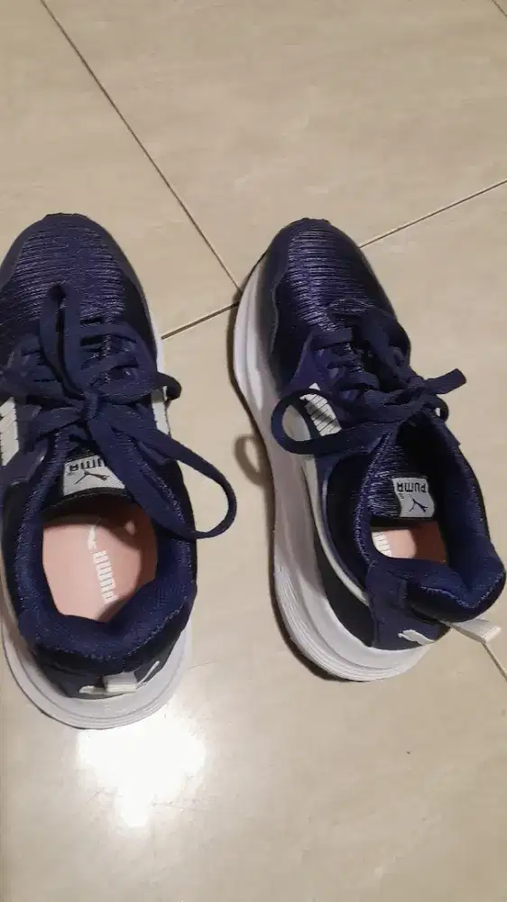 Running Shoes sepatu Lari Puma warna Biru like new ..eks punya sendiri