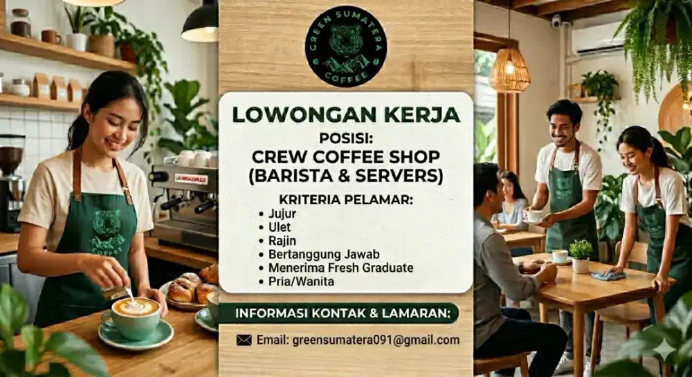 LOWONGAN KERJA COFFEE SHOP