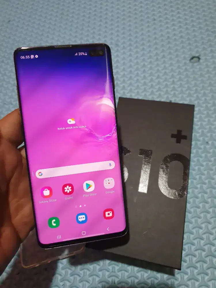SAMSUNG S10+ 8/128 RESMI SEIN