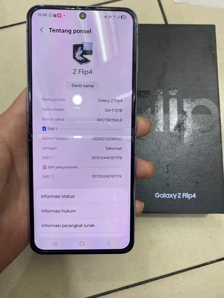 Samsung Z Flip 4 256Gb Ex SEIN