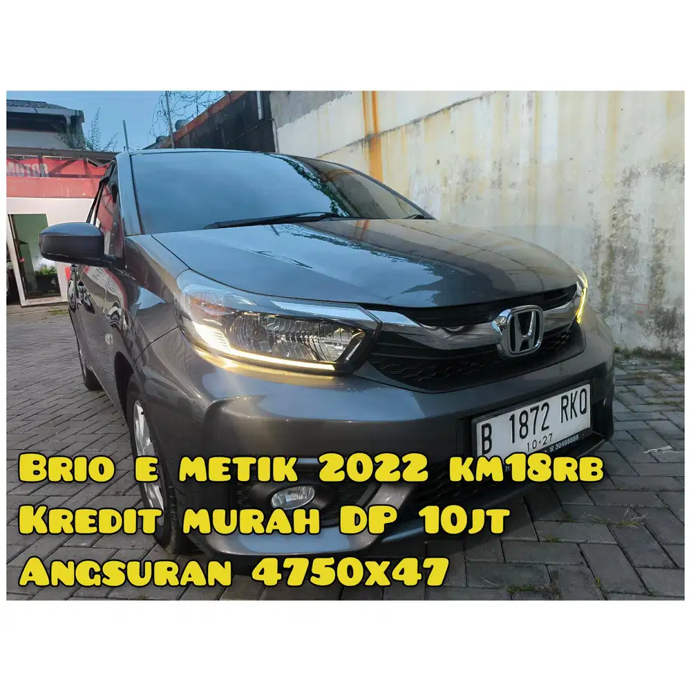 Brio E Metik 2022 Abu-abu km18rban