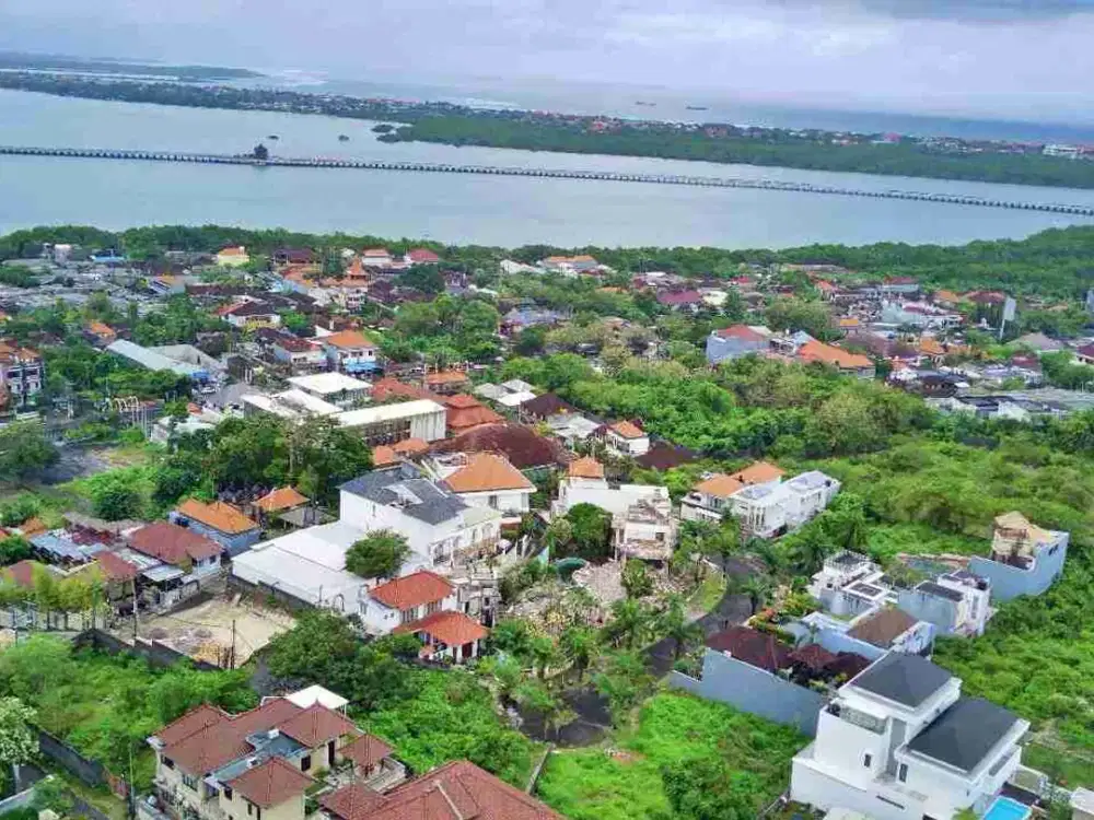 Tanah view Benoa harbour dan Tol di Bypass nusa dua