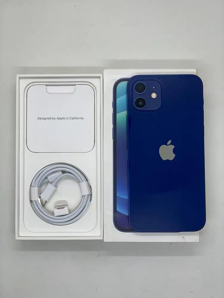 iPhone 12 128GB Resmi ex iBox Blue