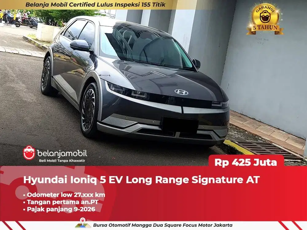 [ LOW KM 27RB ] Hyundai Ioniq 5 Long Range Signature EV 2022/2023