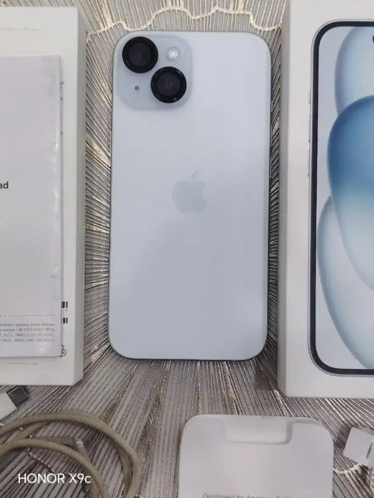 Iphone 15 blue 128gb resmi iBox