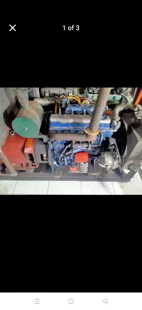 JUAL GENSET SOLAR OPEN Mitsubishi 25kw 25rb Watt