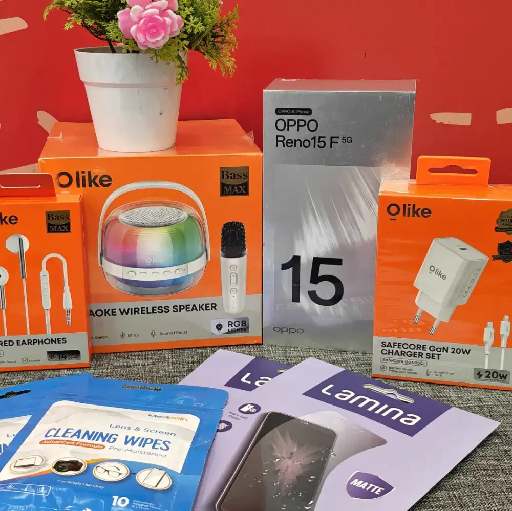 Oppo Reno15F 5G 8/256 Bisa Cicilan Home Credit Indonesia DP Mulai 0%