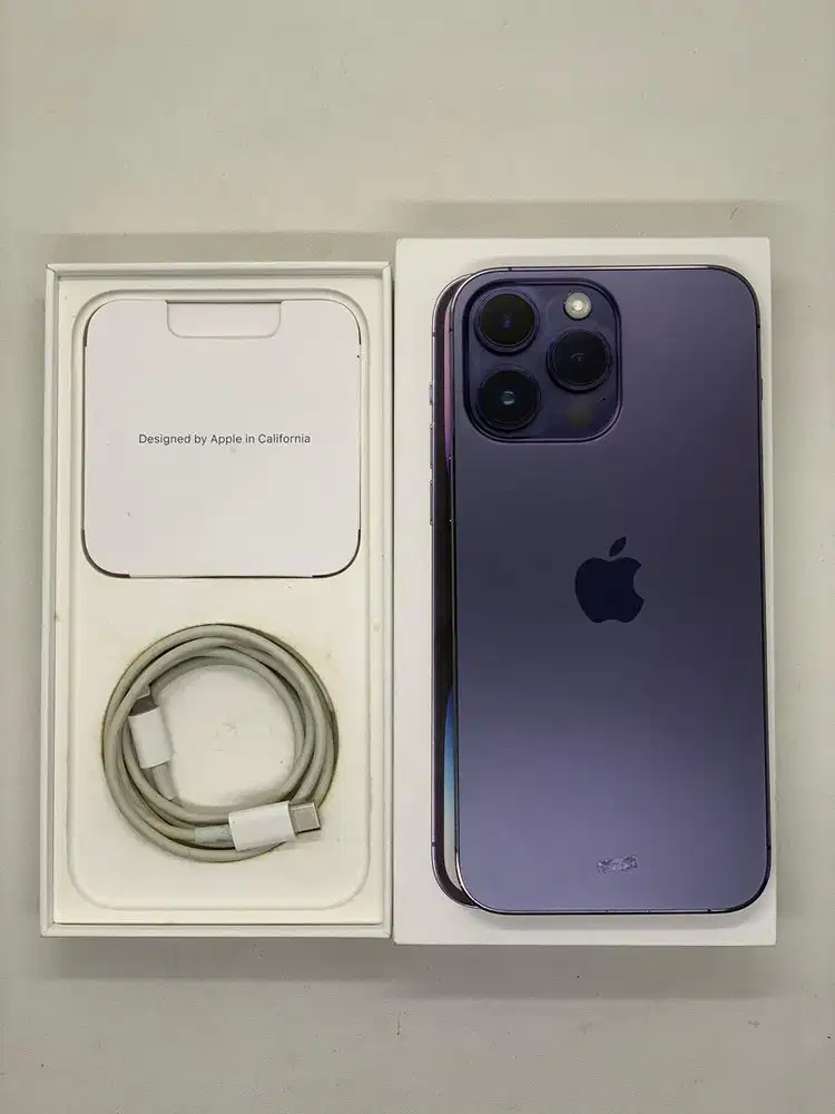 iPhone 14 Pro Max 256GB Resmi ex iBox Deep Purple