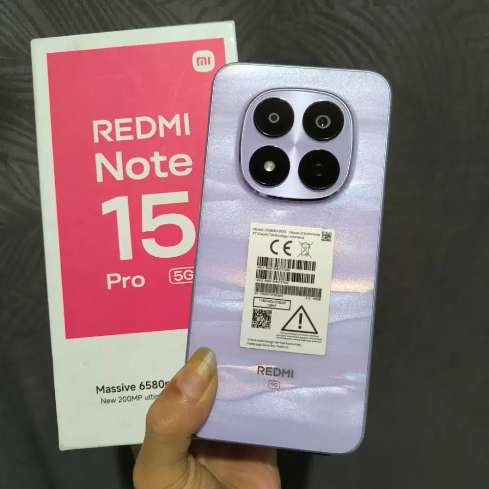 Xiaomi Note 15 Pro 5G Ram 8/256gb Fullset